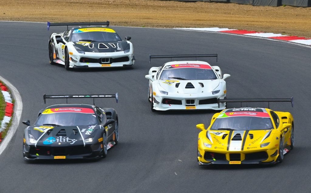 ferraris at croft circuit