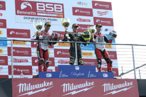 1. Kyle Ryde 2. Tommy Bridewell 3. Glenn Irwin podium